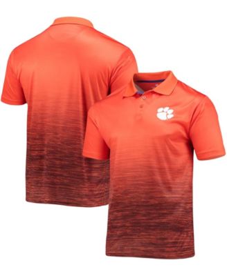 Men's Orange Clemson Tigers Marshall Polo