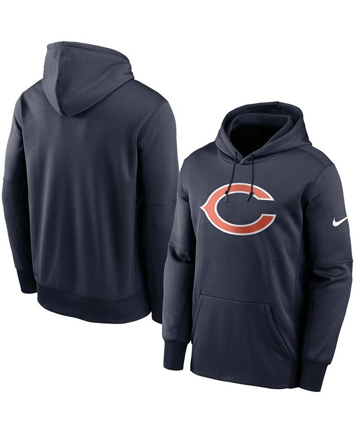 Nike Men's Big and Tall Navy Chicago Bears Fan Gear Primary Logo Therma  Performance Pullover Hoodie - Macy's