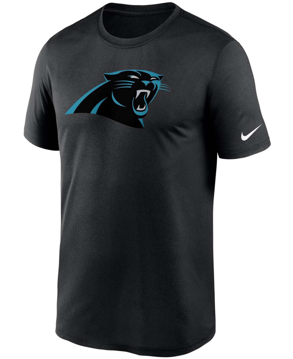 Men's Big and TallCarolina Panthers Logo Essential Legend Performance T-shirt - Black
