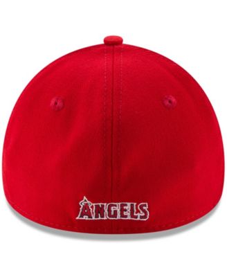 Men's Red Los Angeles Angels Game Team Classic 39Thirty Flex Hat