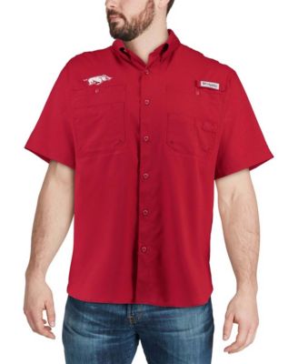 Men's Cardinal Arkansas Razorbacks PFG Tamiami Shirt