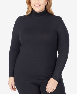 Cuddl Duds - Plus Size Softwear Turtleneck