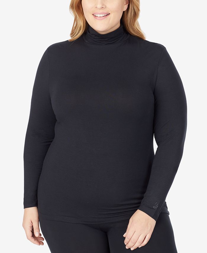 Cuddl Duds Plus Size Softwear Turtleneck Macy's