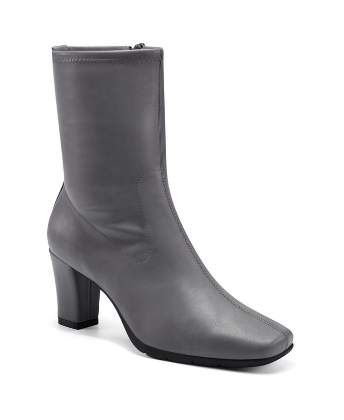 Macys womens grey boots shop