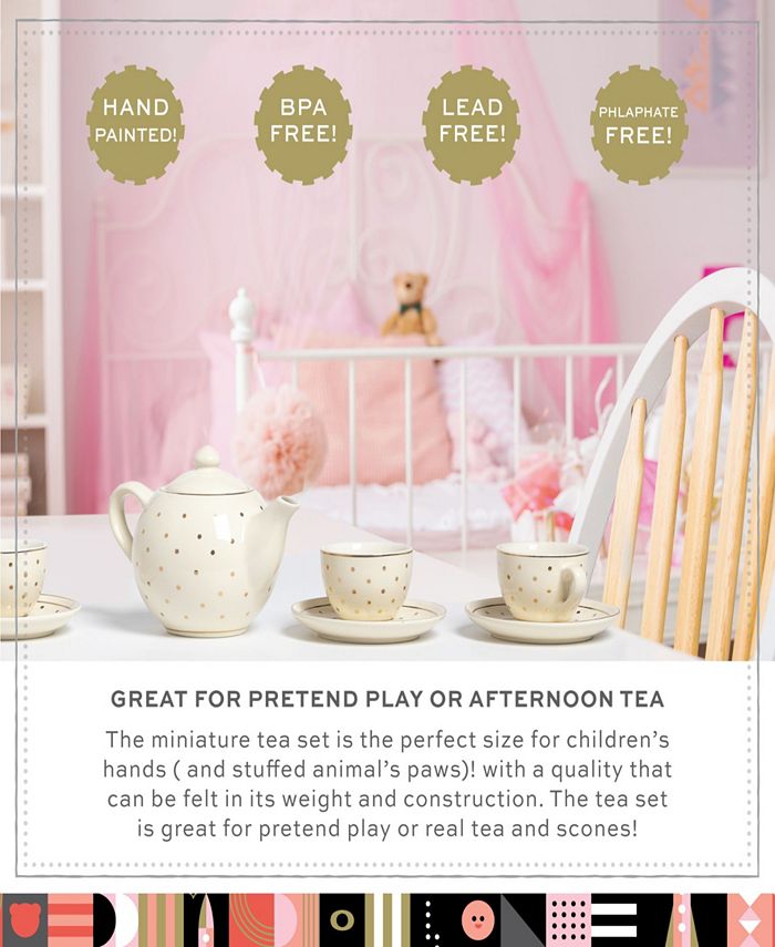 fao schwarz ceramic tea set toy