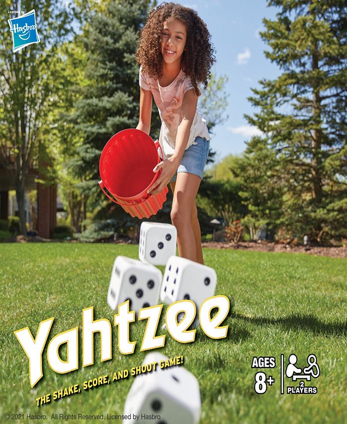Hasbro CLOSEOUT! Oversized Yahtzee Game Giant Outdoor Fun by Hasbro