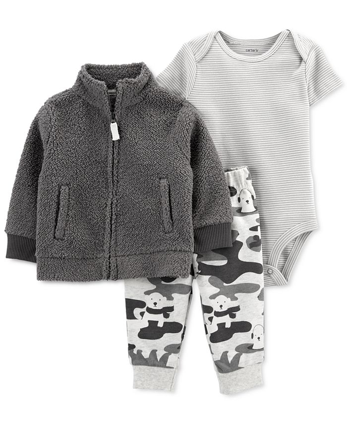 Carters fleece bodysuit sales