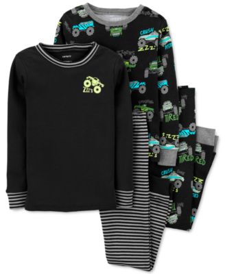 Carter's - Toddler Boys Monster Truck Cotton Pajamas Set
