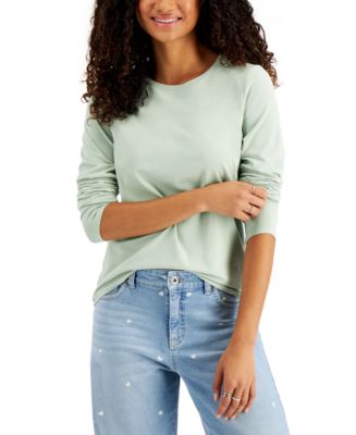 macy's inc long sleeve tops