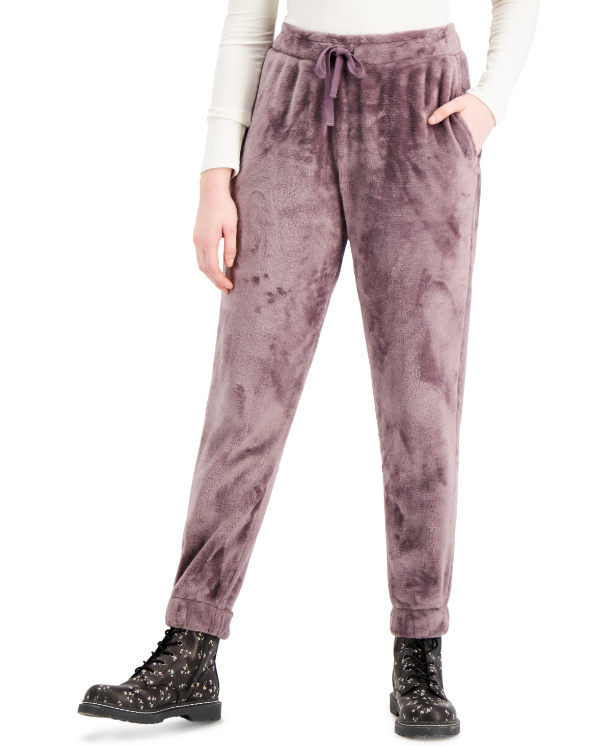 Hippie Rose Juniors Plush Jogger Pants Smart Closet