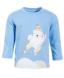 Baby Boys Polar Bear Ski T-Shirt, Created for Macy's 