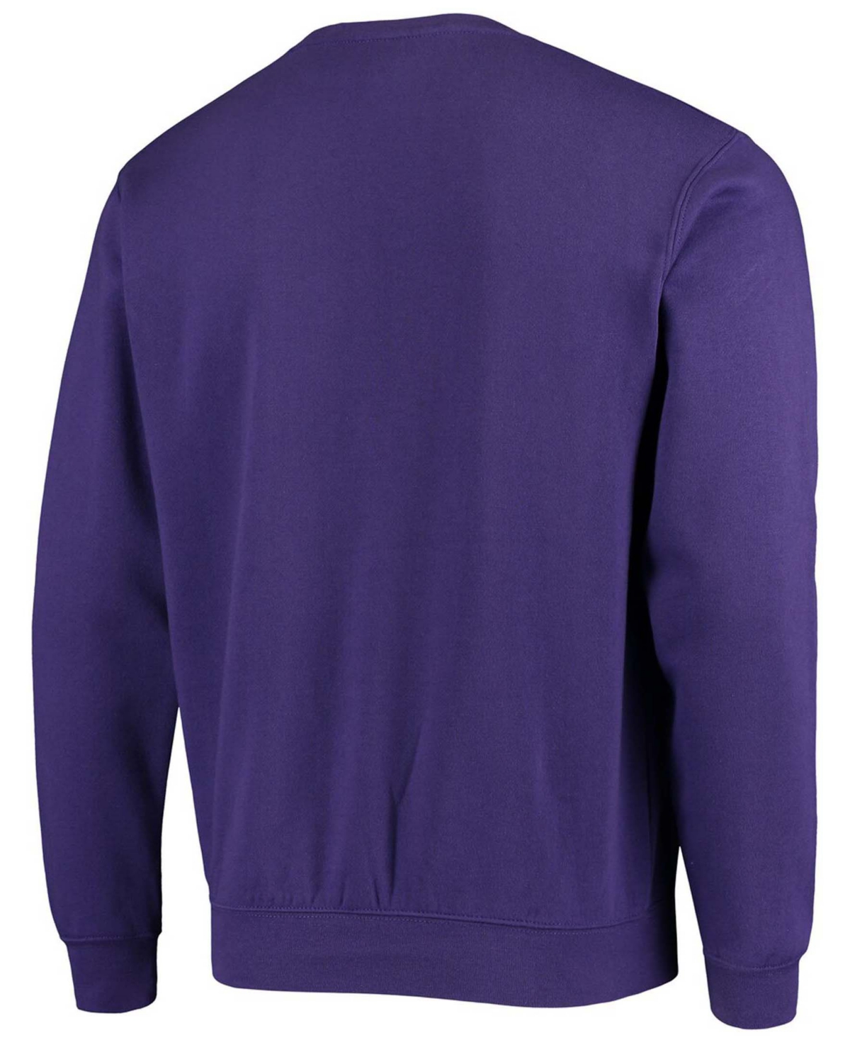 Shop Colosseum Men's Big And Tall Purple James Madison Dukes Arch Logo Tackle Twill Pullover Sweatshirt