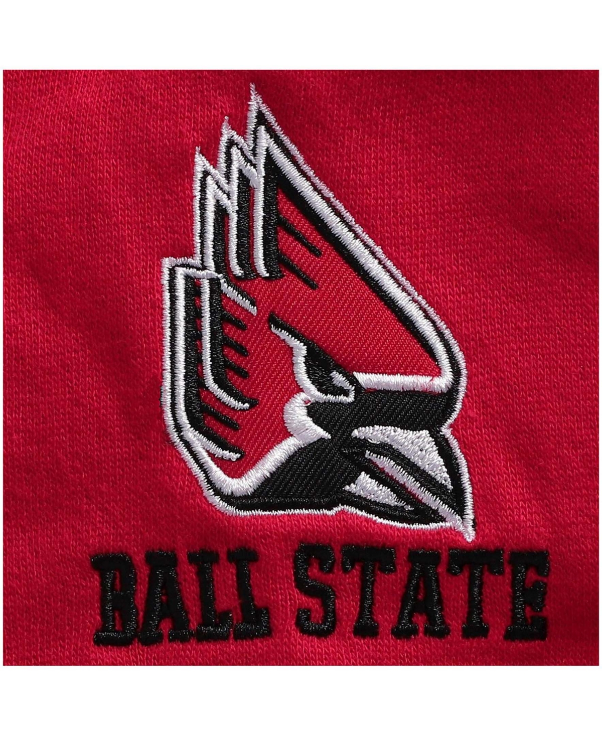 Colosseum Men's Cardinal Ball State Cardinals Tortugas Logo Quarter-zip Jacket In Cardinal