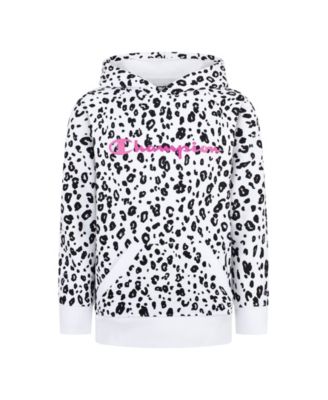 Girls Leopard Print Sweatshirt 