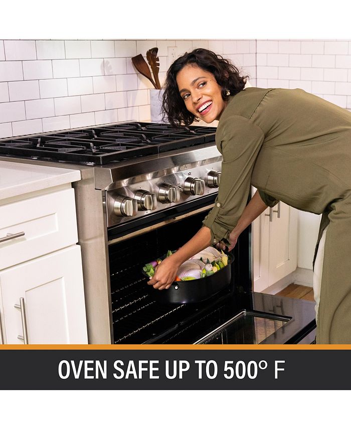 Granite Stone Diamond Granite Stone Oval Roaster Pan, 16” Ultra