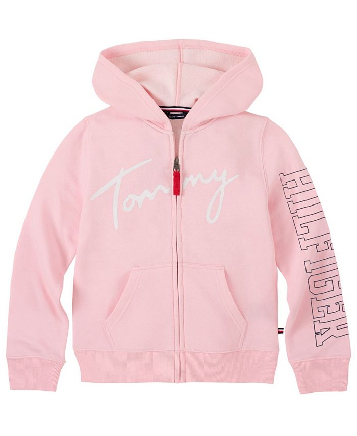 Tommy Hilfiger Girls Signature Zip-Up Hoodie & Reviews - Sweaters - Kids - Macy's