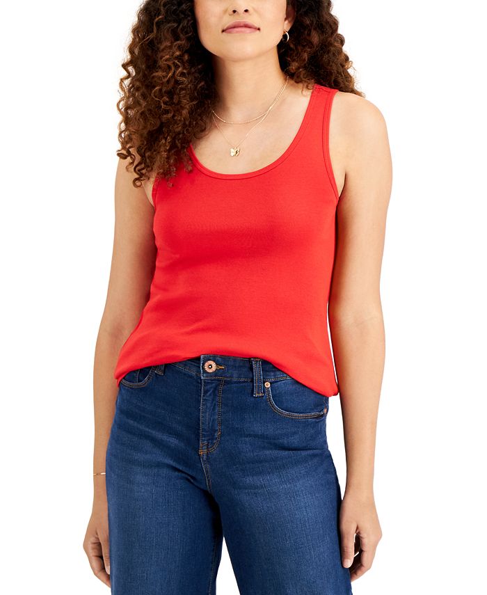 Style & Co Cotton Tank Top, Created for Macy's Macy's