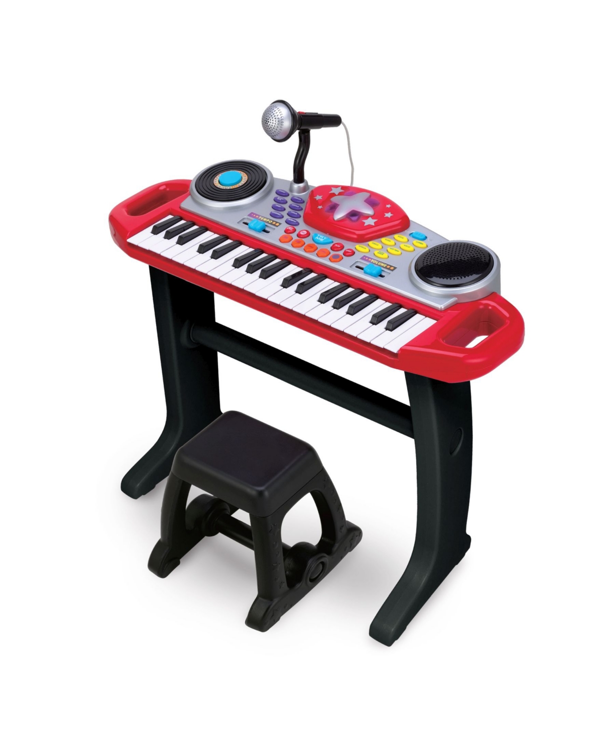 Winfun Kids' Keyboard Rock Star 3-piece Set In Red