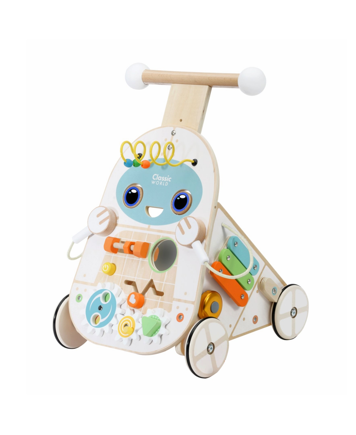 Classic Toy Babies' Learning Robot Walker, Set Of 6 In Multi