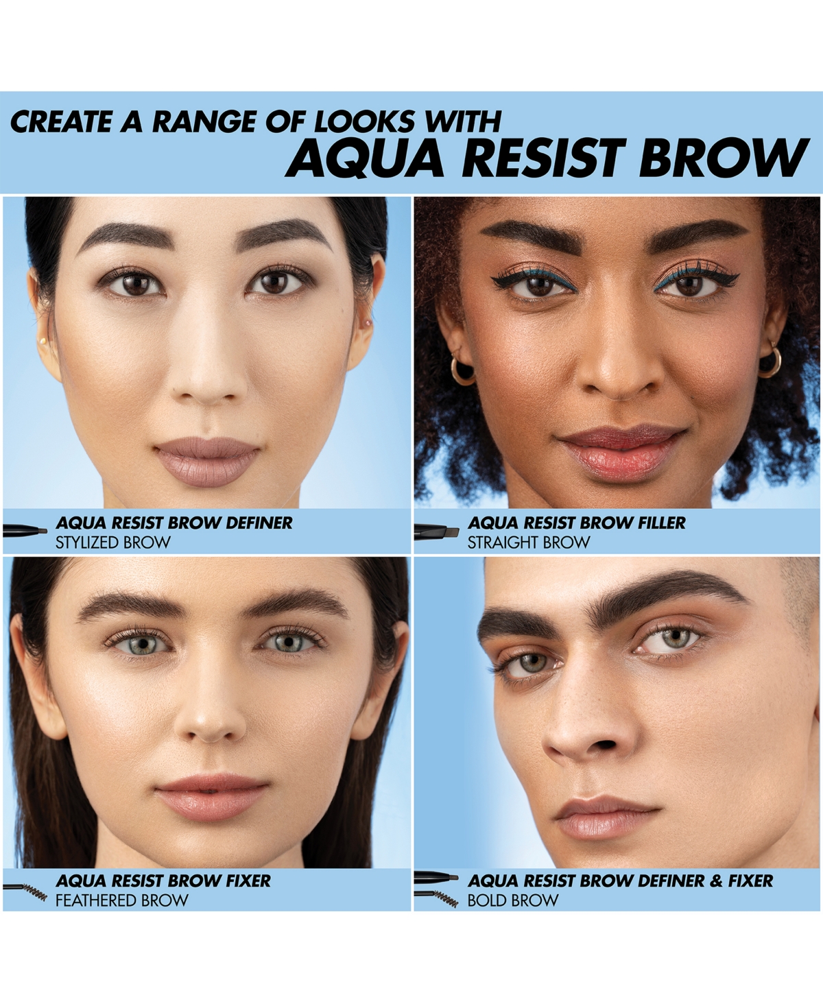 Make Up For Ever Aqua Resist Brow Definer Waterproof Eyebrow Pencil In 20