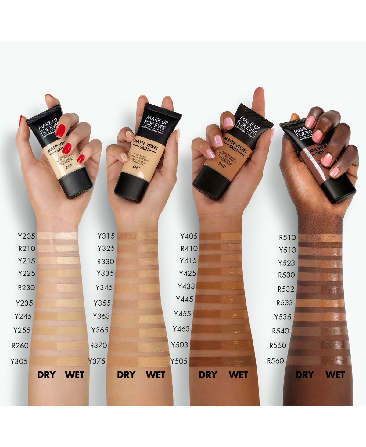 Make Up For Ever Matte Velvet Skin Full Coverage Foundation In R560 - Chocolate
