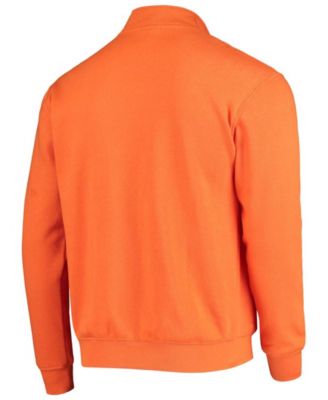 Men's Orange Oklahoma State Cowboys Tortugas Logo Quarter-Zip Jacket