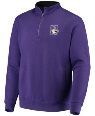 Men's Purple Northwestern Wildcats Tortugas Logo Quarter-Zip Jacket
