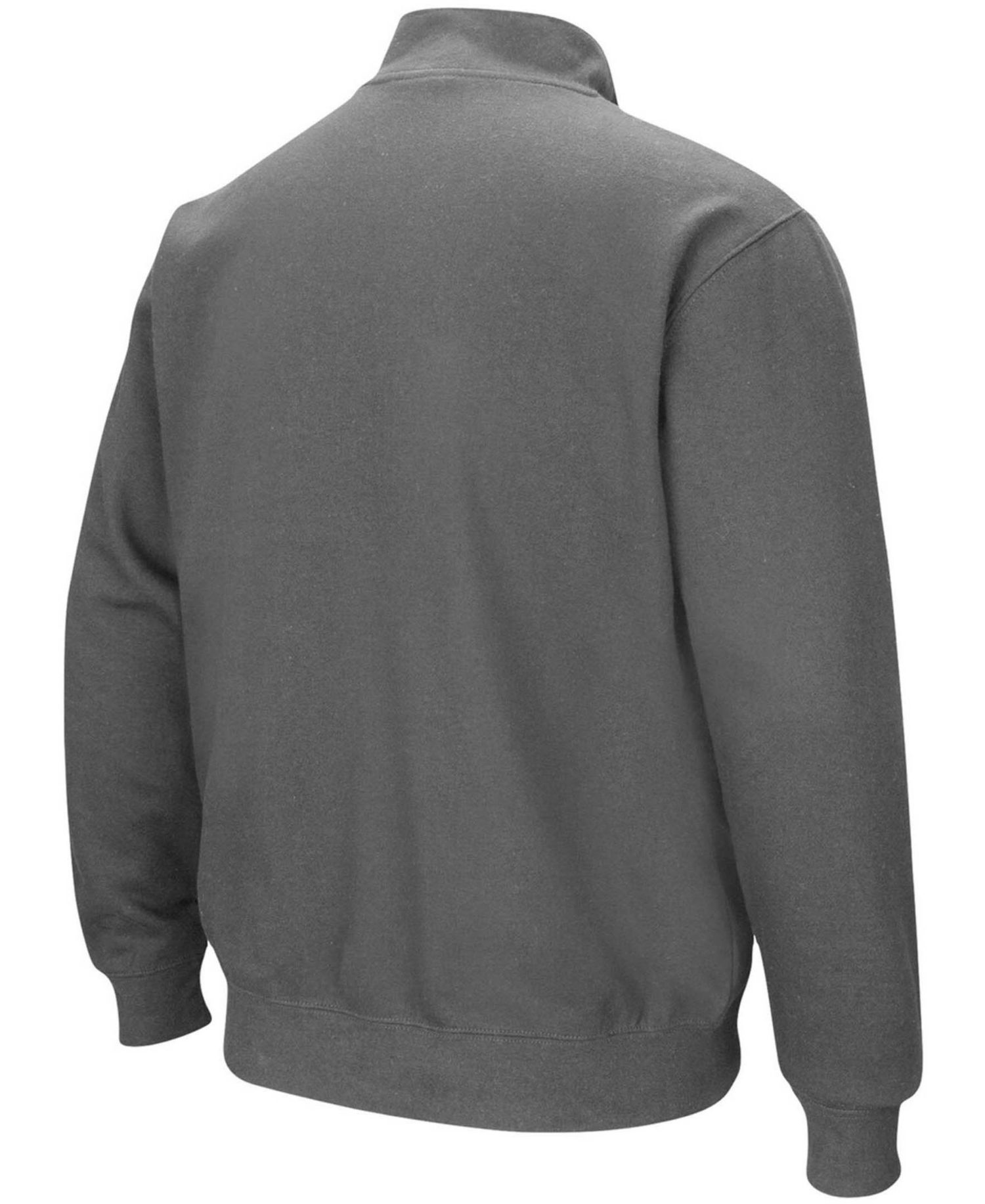 Charcoal Men's UCF Knights Tortugas Logo Quarter-Zip Pullover Jacket