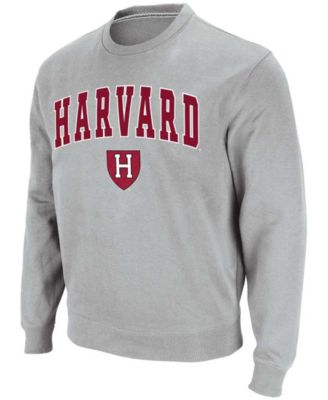 Men's Harvard Crimson Team Arch & Logo Tackle Twill Pullover Sweatshirt
