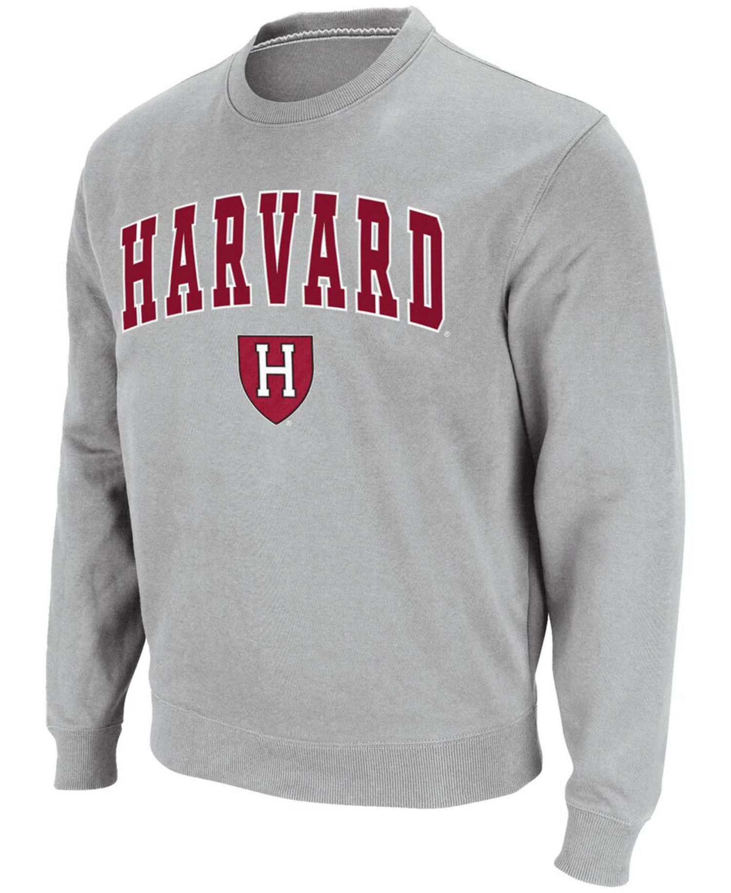 Men's Harvard Crimson Team Arch & Logo Tackle Twill Pullover Sweatshirt