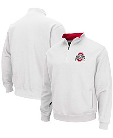 Men's White Ohio State Buckeyes Tortugas Team Logo Quarter-Zip Jacket