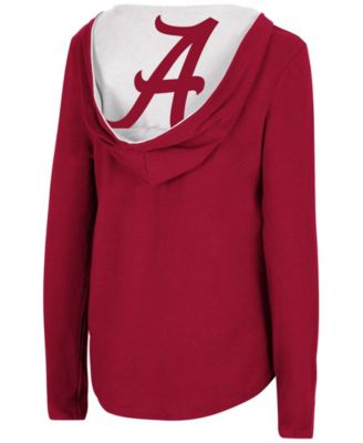 Women's Crimson Alabama Crimson Tide Catalina Hoodie Long Sleeve T-shirt