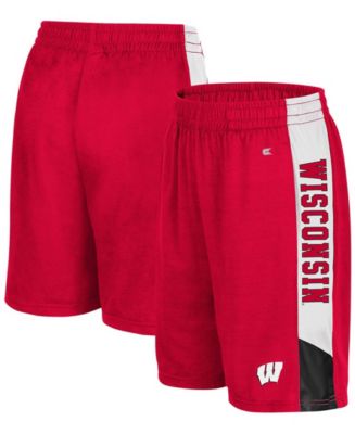Big Boys Red Wisconsin Badgers Wonkavision Shorts - Macy's