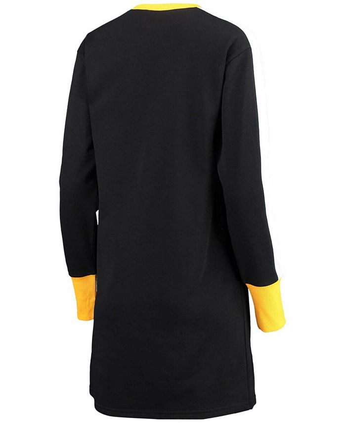 G Iii 4her By Carl Banks Womens Black Pittsburgh Steelers Hurry Up Offense T Shirt Dress Macys 