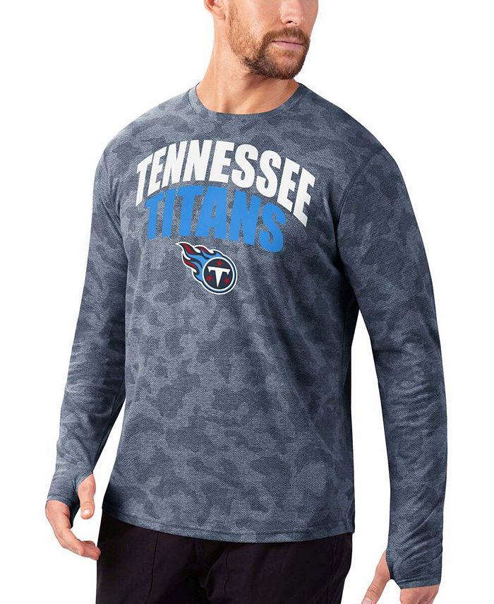 Men's Navy Tennessee Titans Camo Long Sleeve T-shirt
