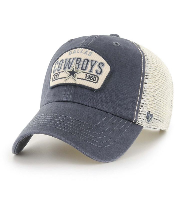 '47 Brand Men's Navy, White Dallas Cowboys Penwald Cleanup Trucker