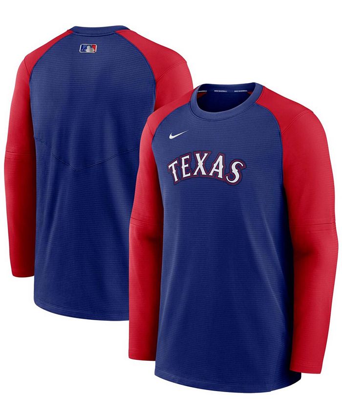 Nike Men's Texas Rangers Royal Authentic Collection Dri-FIT Hoodie