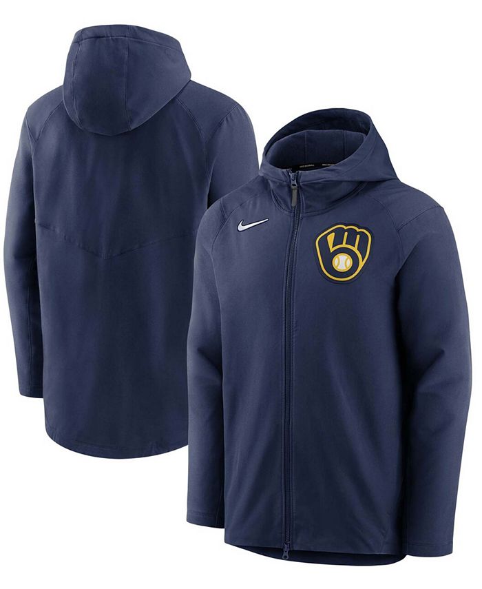 Nike Men's Nike Navy/Gold Milwaukee Brewers Authentic Collection