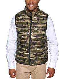 Men's Down Packable Vest, Created for Macy's