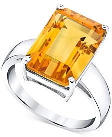 Citrine Statement Ring (7-1/4 ct. t.w.) in Sterling Silver