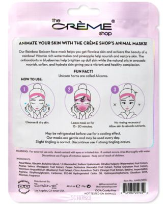 Be Magical, Skin! Animated Rainbow Unicorn Face Mask