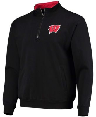 Men's Wisconsin Badgers Tortugas Team Logo Quarter-Zip Jacket