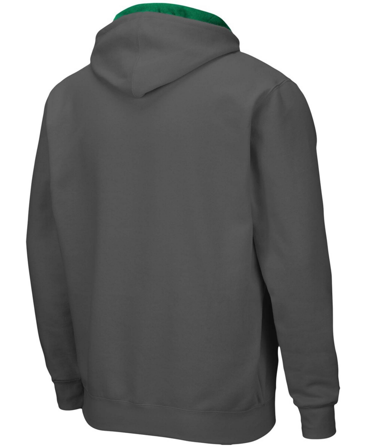 Colosseum Men's Charcoal Oregon Ducks Arch Logo 3.0 Full-zip Hoodie In Charcoal