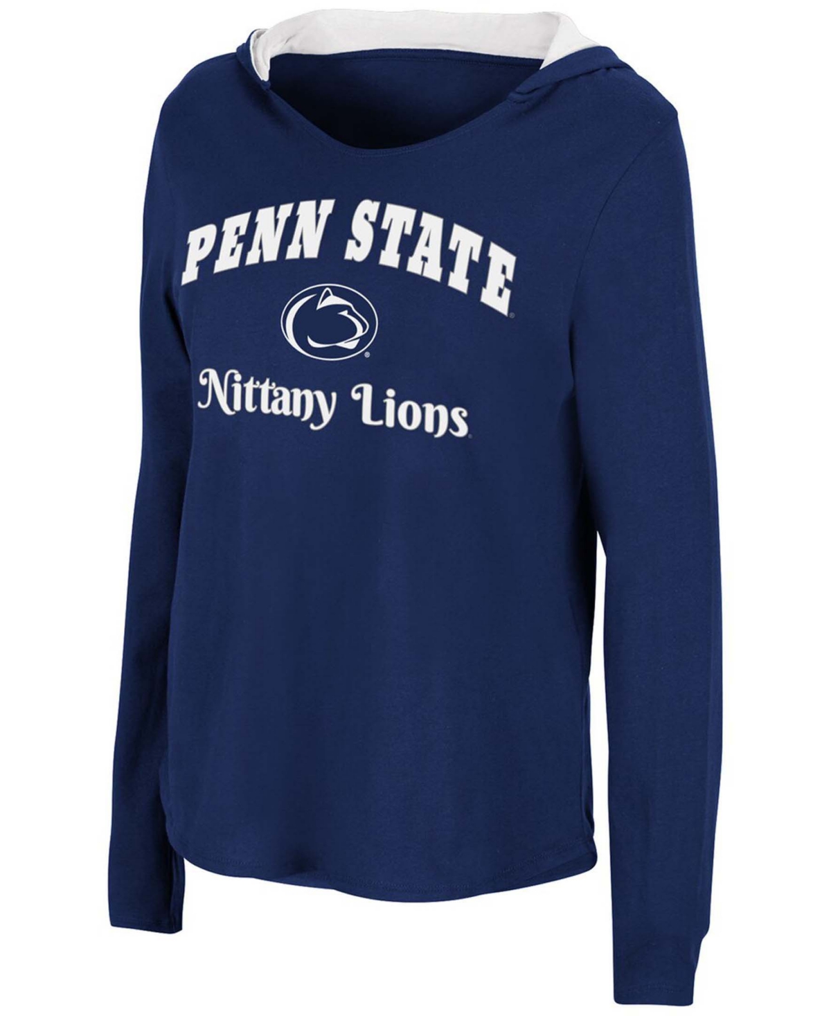 Women'sPenn State Nittany Lions Catalina Hoodie Long Sleeve T-shirt - Navy