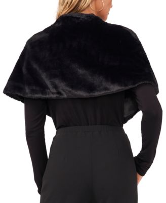 Faux-Fur Shrug