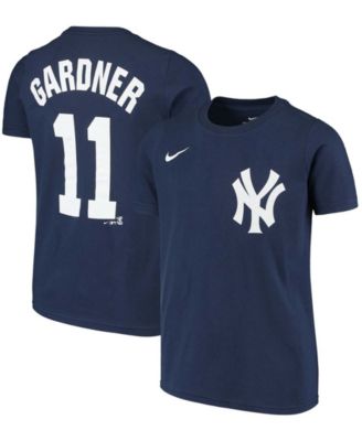 Nike Big Boys Brett Gardner Navy New York Yankees Player Name and Number T- shirt - Macy's