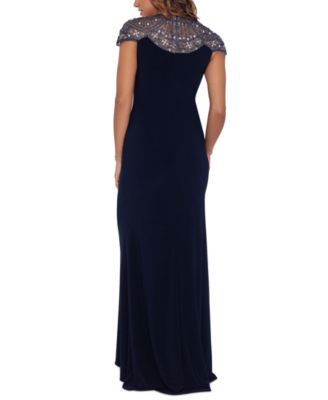 Betsy & Adam Beaded Gown - Macy's