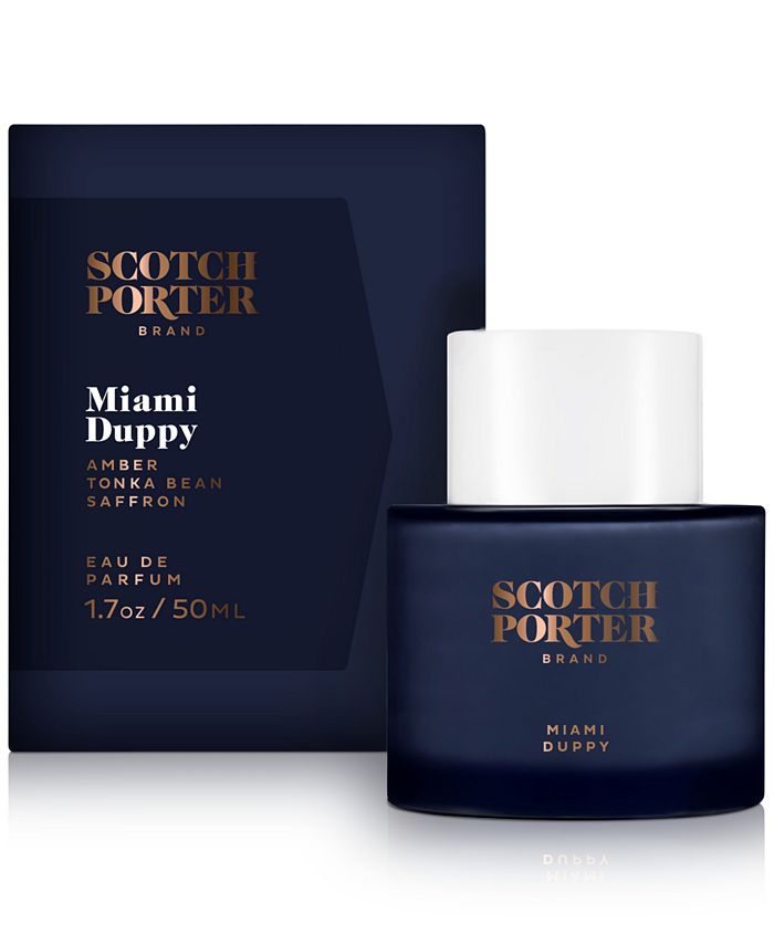 Scotch Porter | Miami Duppy Fragrance | Amber, Tonka Bean, Saffron | Safe, Clean, Vegan, Paraben-, Phthalate-Free, Cruelty-Free | 60 Day Guarantee