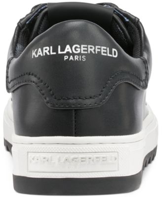 Karl Lagerfeld Men's Smooth Leather Tennis Sneaker