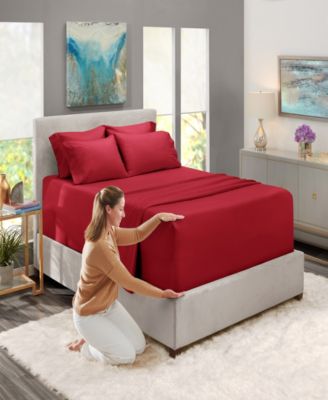 Extra Deep Pocket Microfiber 6-Pc. Sheet Set, Full
